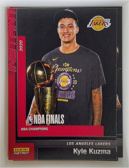 2020 Panini Instant NBA Finals #14 Kyle Kuzma — front