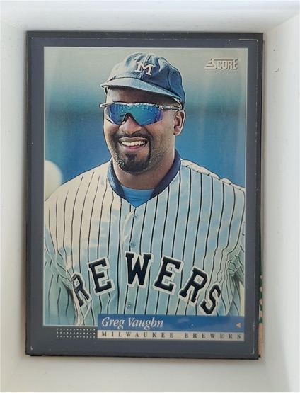 1994 Score #49 Greg Vaughn Milwaukee Brewers — front