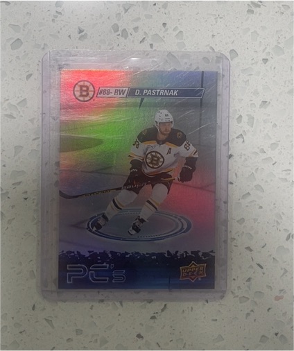 2023-24 Upper Deck Series 2 #PC-9 David Pastrnak — front