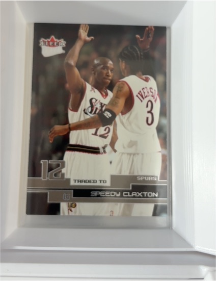 2001 Fleer #12 Speedy Claxton — front