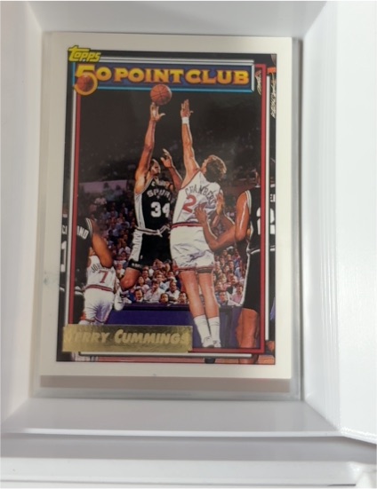 1992-93 Topps #209 Terry Cummings 50 Point Club — front