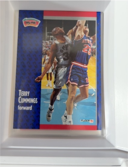 1991-92 Fleer #184 Terry Cummings — front