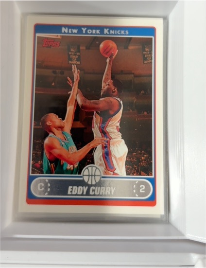 2006-07 Topps #22 Eddy Curry New York Knicks — front