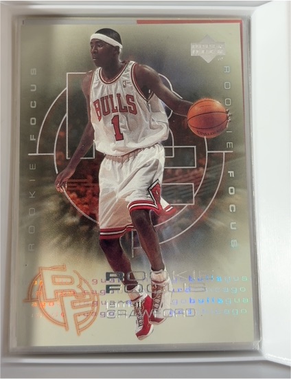 2000 Upper Deck Rookie Focus #RF2 Jamal Crawford — front
