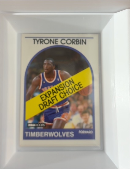 1989-90 NBA Hoops #319 Tyrone Corbin — front