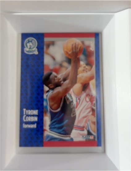 1991-92 Fleer #122 Tyrone Corbin — front