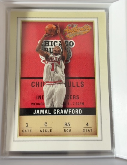 2001-02 Fleer Authentix #85 Jamal Crawford — front