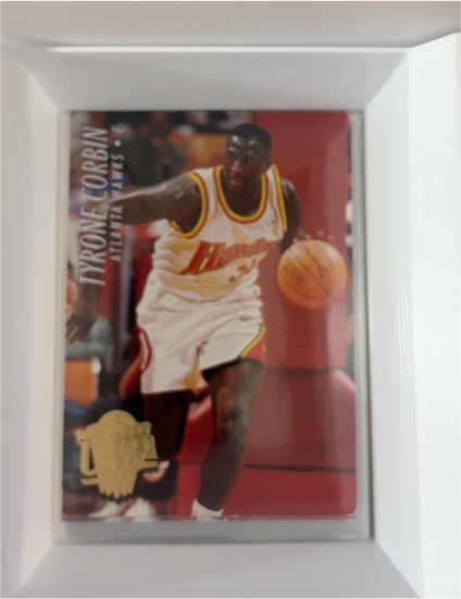 1994-95 Fleer Ultra #201 Tyrone Corbin Atlanta Hawks — front