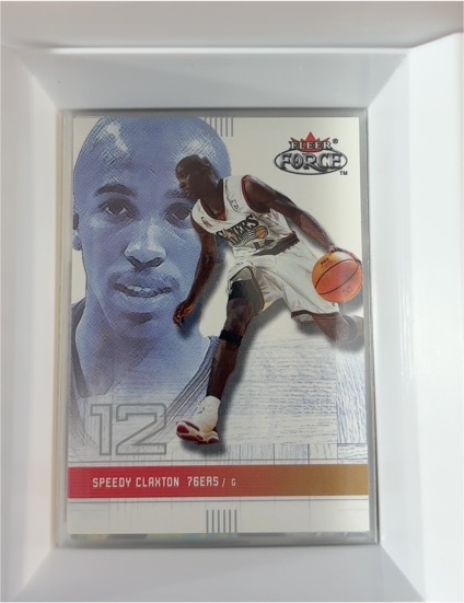 2001-02 Fleer Force #143 Speedy Claxton 76ERS — front