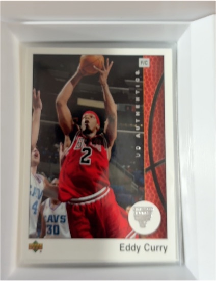 2002-03 UD Authentics #10 Eddy Curry — front