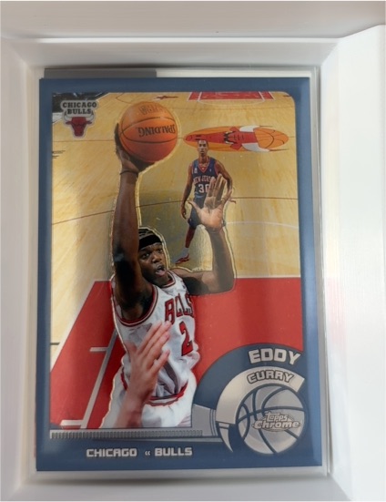2002-03 Topps Chrome #16 Eddy Curry — front
