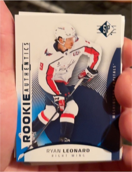 2025-26 Upper Deck SP Rookie Authentics #117 Ryan Leonard — front