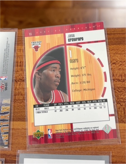 2000-01 Upper Deck Hardcourt #11 Jamal Crawford — front