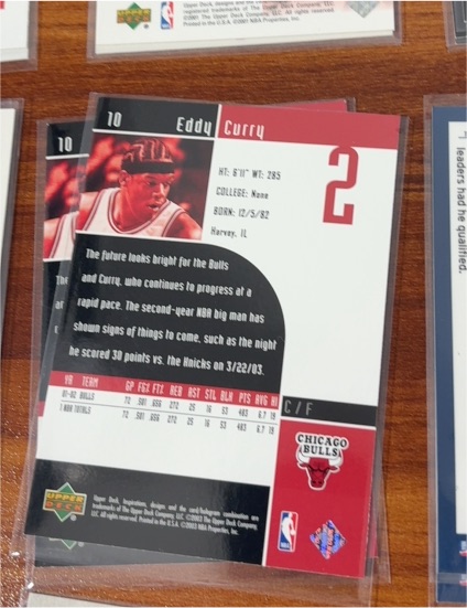 2003 Upper Deck #10 Eddy Curry — front