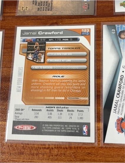 2004-05 Topps Total #123 Jamal Crawford — front