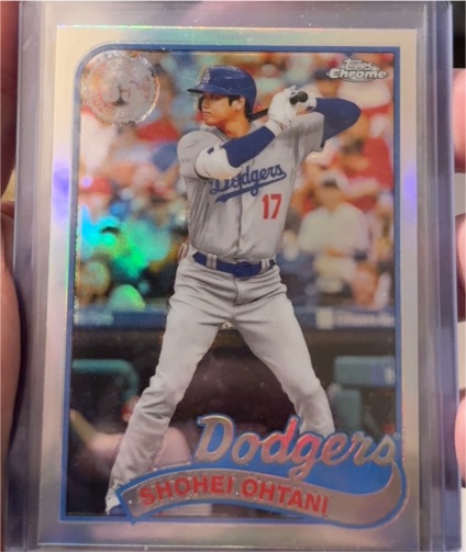 2024 Topps Chrome 1989 #89CB-5 Shohei Ohtani — front