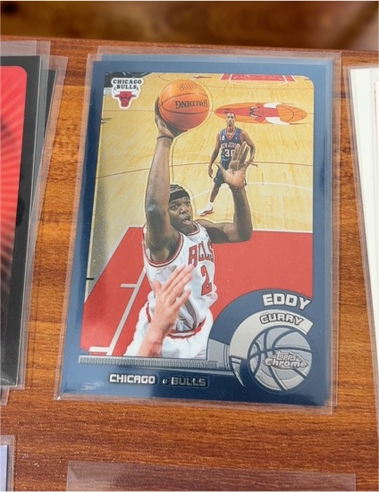 2002-03 Topps Chrome #16 Eddy Curry — front