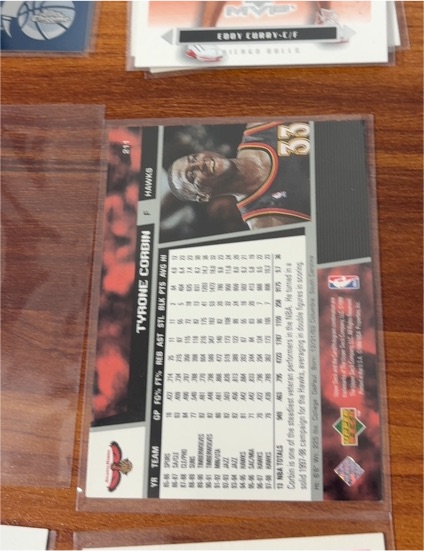 1999 Upper Deck #33 Tyrone Corbin — front