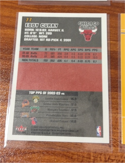 2002-03 Fleer Premium #88 Eddy Curry — front