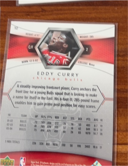 2001-02 Upper Deck #245 Eddy Curry — front