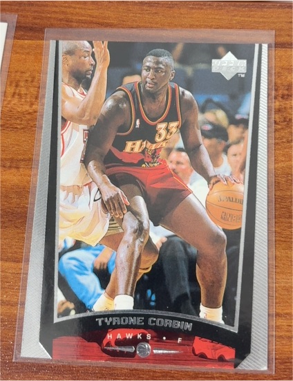 1998 Upper Deck #211 Tyrone Corbin Atlanta Hawks — front