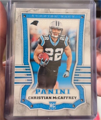 2017 Panini #111 Christian McCaffrey Rookie Card — front