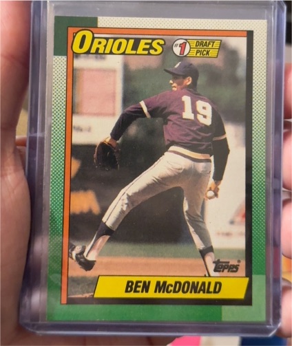 1990 Topps #774 Ben McDonald — front