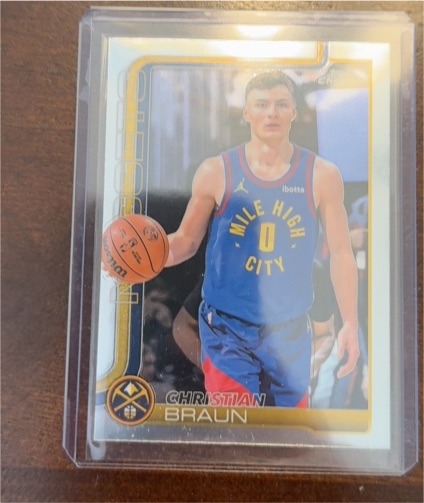 2025-26 Topps Chrome #82 Christian Braun — front