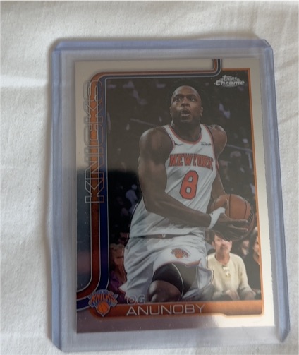 2025-26 Topps Chrome #131 OG Anunoby — front