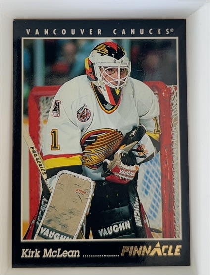 1993-94 Pinnacle #158 Kirk McLean — front