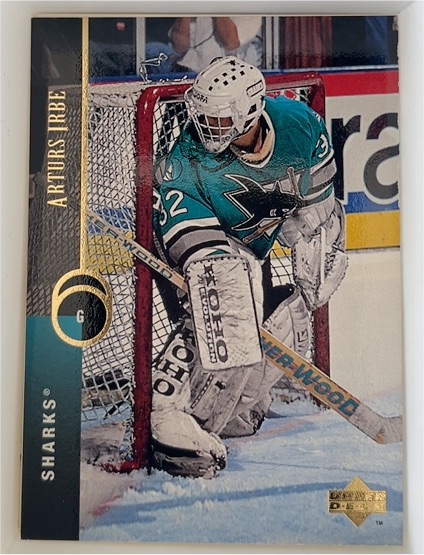 1994-95 Upper Deck #116 Arturs Irbe — front