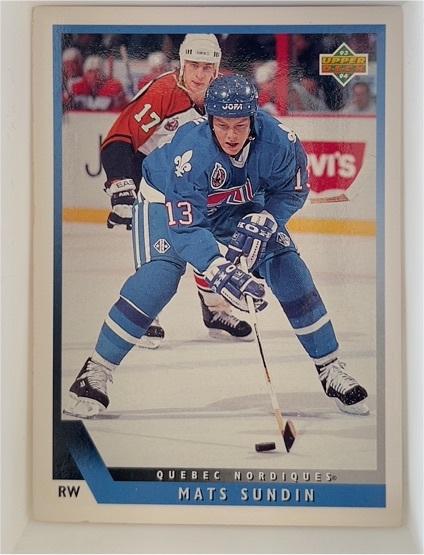1993-94 Upper Deck #419 Mats Sundin — front