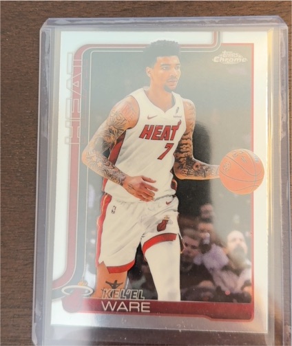 2025-26 Topps Chrome #129 Kel'el Ware — front