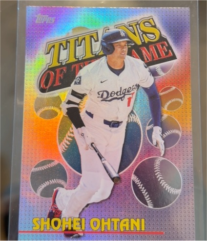 2026 Topps Series 1 Titans of the Game #TOG-1 Shohei Ohtani — front