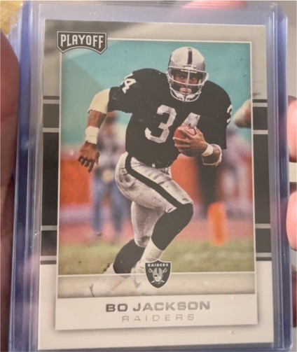 2017 Panini Playoff #185 Bo Jackson — front