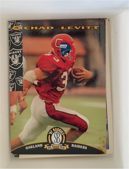 1997 Score Board NFL Rookies #62 Chad Levitt — front