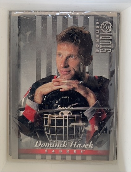 1997-98 Donruss Studio #2 Dominik Hasek — front