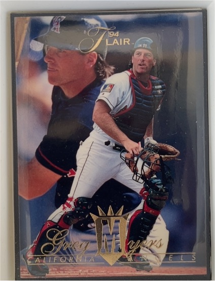 1994 Fleer Flair #25 Greg Myers — front