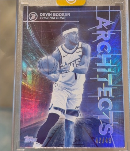 2025-26 Topps 3 Three Architects #AR-11 Devin Booker — front