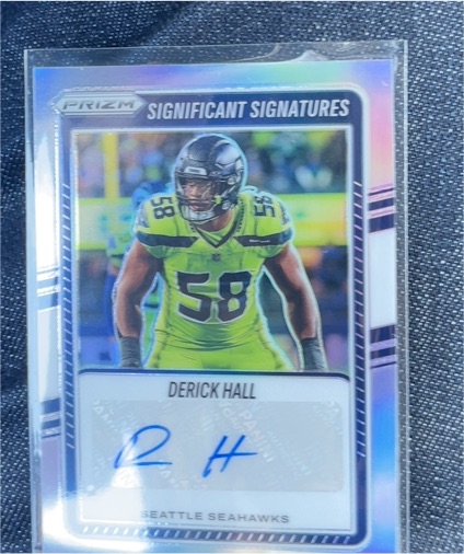 2025 Panini Prizm Significant Signatures #SSI-DHL Derick Hall — front
