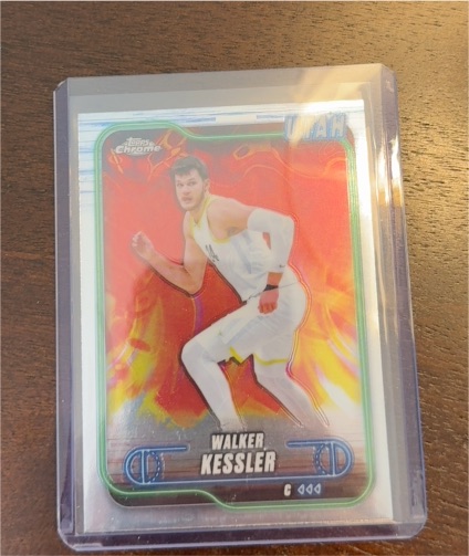 2024-25 Topps Chrome #66 Walker Kessler — front