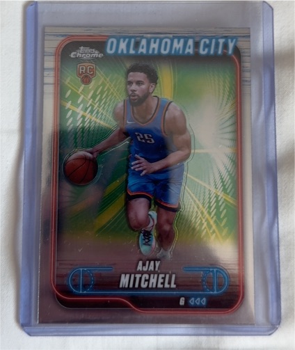 2024-25 Topps Chrome #132 Ajay Mitchell — front