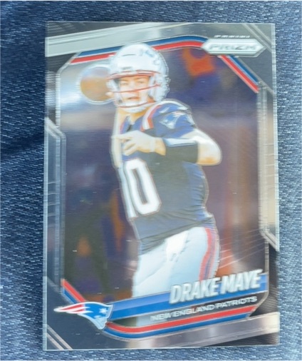 2025 Panini Prizm #165 Drake Maye — front