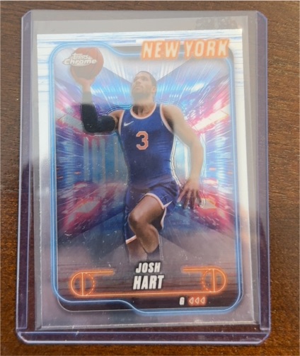 2024-25 Topps Chrome #71 Josh Hart — front