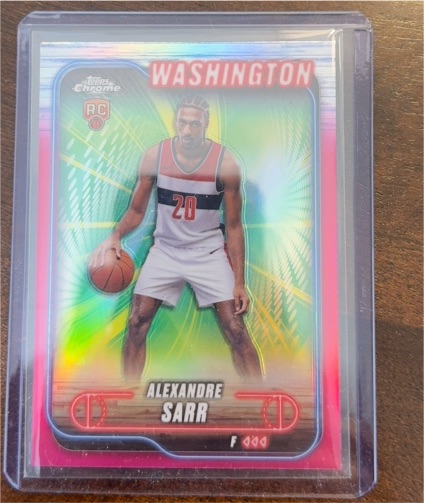 2024-25 Topps Chrome #136 Alexandre Sarr — front