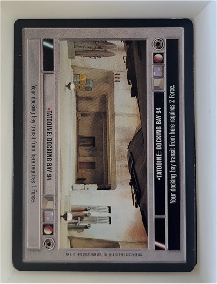 1995 Decipher Star Wars CCG #Tatooine: Docking Bay 94 — front