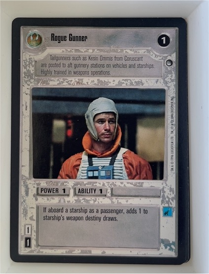 1996 Star Wars CCG Hoth Rogue Gunner — front