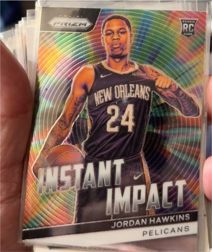 2023-24 Panini Prizm Instant Impact #13 Jordan Hawkins — front