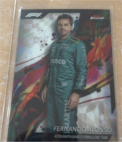 2024 Topps Finest Formula 1 #90 Fernando Alonso — front