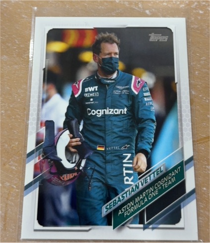 2021 Topps Formula 1 #23 Sebastian Vettel Aston Martin Cognizant Formula One Team — front